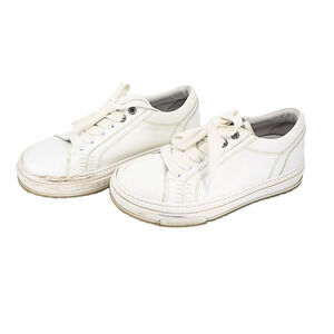 REPRESENT Low Tumbled Leather - White - 8